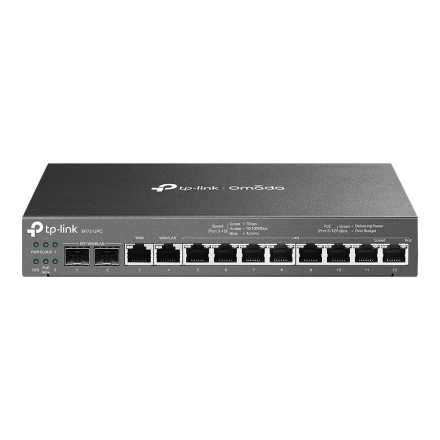 Omada 3-in-1 Gigabit VPN Router | ER7212PC | 802.1q | 10/100/1000 Mbit/s | Ethernet LAN (RJ-45) ports 8 | Mesh Support No | MU-MiMO No | No mobile broadband