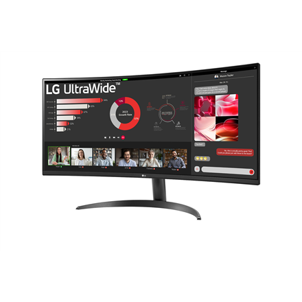 LG | 34WR50QK-B | 34 " | VA | QHD | 21:9 | 100 Hz | 5 ms | 3440 x 1440 pixels | 240 cd/m² | HDMI ports quantity 2