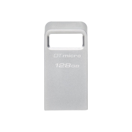 Kingston | USB 3.2 Flash Drive | DataTraveler micro | 128 GB | USB 3.2 | Silver