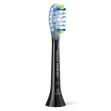 Philips | Replacement brush heads | HX9044/88 Sonicare Premium Plaque Defence | Heads | For adults | Number of brush heads included 4 | Black