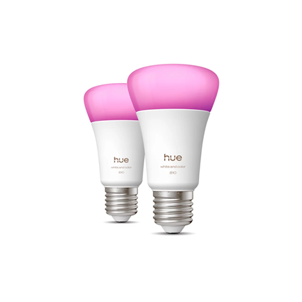 Philips Hue WCA 810 A60 2P EU | E27 | 6 W | White and colour light | Bluetooth and Zigbee