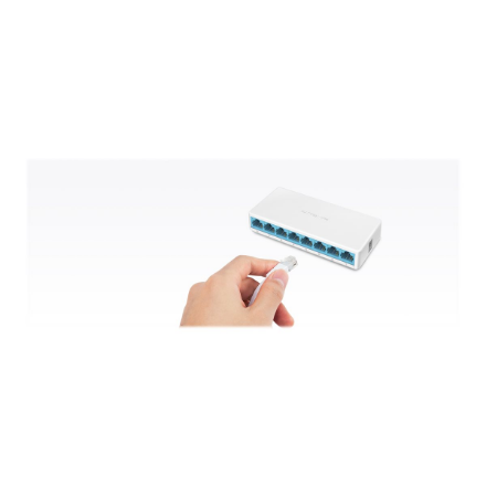 Mercusys | Switch | MS108 | Unmanaged | Desktop | 10/100 Mbps (RJ-45) ports quantity 8 | Power supply type External