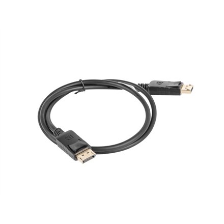 Lanberg | DisplayPort Cable 19 Pin V1.2 4K, 1M | CA-DPDP-10CC-0010-BK | DisplayPort to DisplayPort