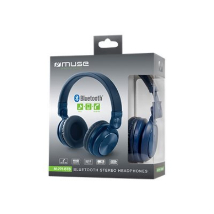 Muse | M-276BTB | Wireless | On-Ear | Microphone | Blue | Wireless