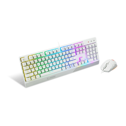 MSI | Vigor GK30 COMBO WHITE | Keyboard and Mouse Set | Wired | Mouse included | US | White