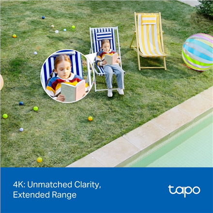 TP-LINK Pan/Tilt Security Wi-Fi Camera | Tapo C560WS | Dome | 8 MP | 4mm/F1.6 | H.264 | Micro SD, Max. 512 GB