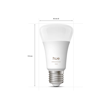 Philips Hue Starter set: 3 smart E27 bulbs, dimmer switch, Hue Bridge Pro | E27 | White and colored light