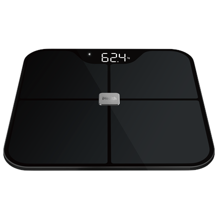 iHealth | Wireless Body Composition Scale | Nexus Pro | Maximum weight (capacity) 181 kg | Body Mass Index (BMI) measuring | Black