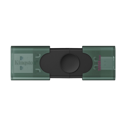 Kingston DataTraveler Duo | 128 GB | USB 3.2 Gen 1 | Black/Green