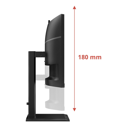 AOC | CU34E4CW | 34 " | VA | UWQHD | 120 Hz | 4 ms | 3440 x 1440 pixels | 350 cd/m² | HDMI ports quantity 2 | Black