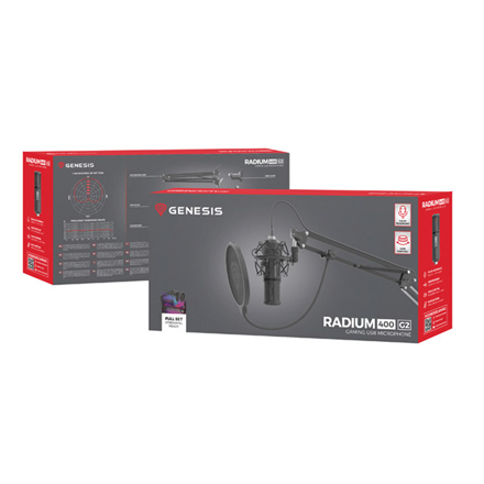 Genesis | Condenser Microphone | Radium 400 G2 | Black