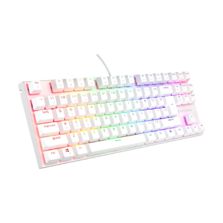 Genesis | THOR 303 | Mechanical Gaming Keyboard | Wired | US | Outemu Peach Silent | White