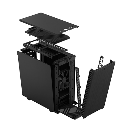 Fractal Design | Define 7 Mini | Black Solid | mATX, Mini-DTX, Mini ITX | ATX