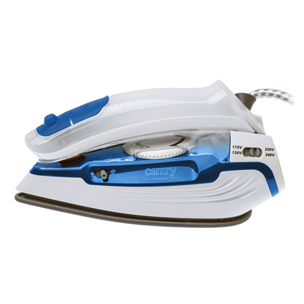 Camry CR 5040 | Steam travel iron | 1600 W | Water tank capacity 80 ml | Continuous steam 10 g/min | Steam boost performance 50 g/min | Blue/White