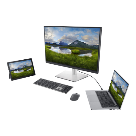 Dell | Premier Multi-Device Keyboard and Mouse | KM7321W | Keyboard and Mouse Set | Wireless | Batteries included | Wireless connection | Russian | Titan grey