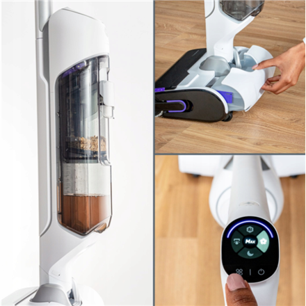 TEFAL Vacuum Cleaner | GF7540FO X-Clean 10 | Cordless operating | Stick | 200 W | 100-240 V | Operating time (max) 60 min | White/Silver