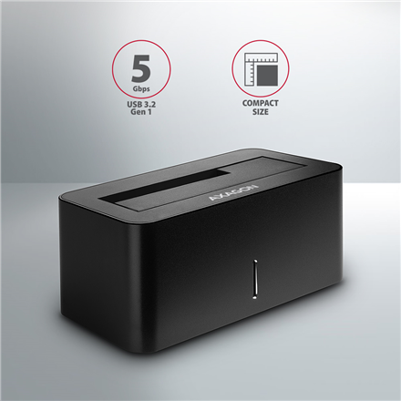 AXAGON | USB 3.0-1x SATA 6G HDD Dock Station, Black | ADSA-SN