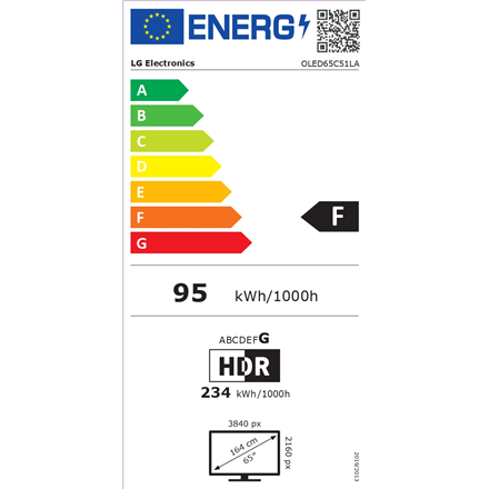 LG OLED65C51LA | 65 | Smart TV | webOS 25 | UHD