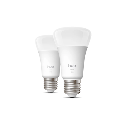 Philips Hue W 810 A60 2P EU | E27 | 7 W | Warm white to cool white light | Bluetooth, Zigbee