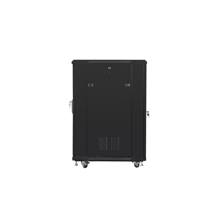 Lanberg | Rack cabinet 19" free-standing 22U/600x800 (flat pack) with mesh door | FF01-6822-23B | Black