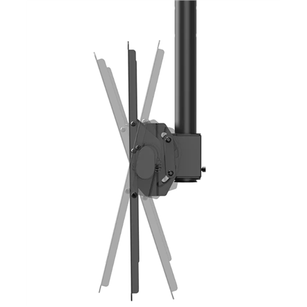 Neomounts CL35-440BL16L Monitor/TV Mount Ceiling | Adjustable Height, Rotate, Tilt, Swivel | 37-70 " | Maximum weight (capacity) 50 kg | Black