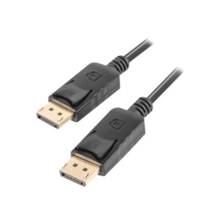 Lanberg | DisplayPort Cable 19 Pin V1.2 4K | CA-DPDP-10CC-0005-BK | DisplayPort to DisplayPort