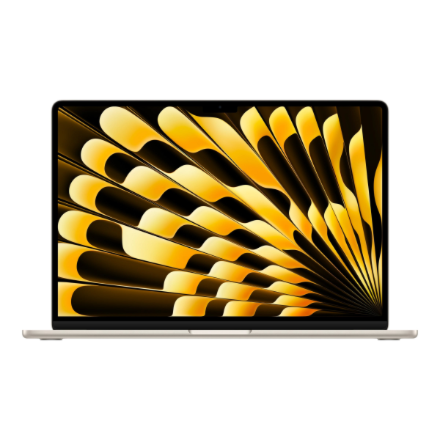 Apple MacBook | Air | Starlight | 15.3 " | 2880 x 1864 pixels | Apple M5 | 16 GB | Solid-state drive capacity 512 GB | Apple M5 chip 10-core CPU/10-core GPU | macOS | 802.11be | Bluetooth version 6 | Keyboard language International English | Keyboard backlit