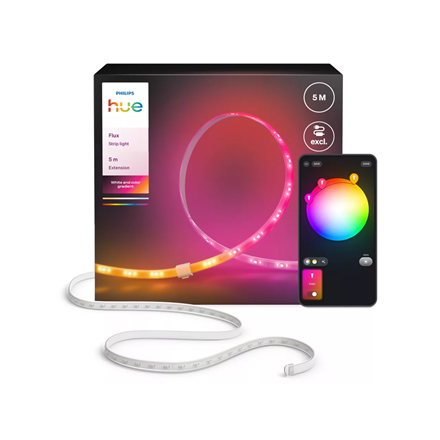 Philips Hue Flux strip light extension, 5 m | 48 W | Bluetooth, Zigbee