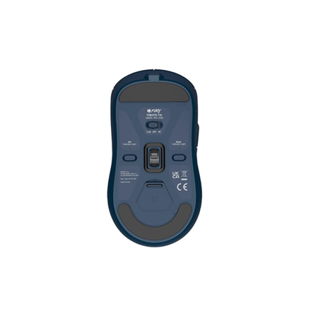 Fury | Gaming Mouse | Tanto T4 | Wired/Wireless | 2.4 GHz, Bluetooth, USB | Blue