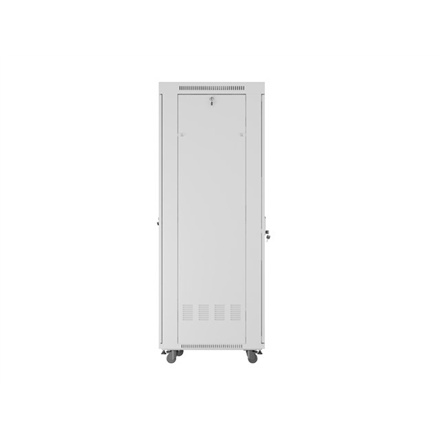 Lanberg | Rack cabinet 19" free-standing 42U/600x800 (flat pack) with glass door, LCD | FF01-6842-12SL | Grey