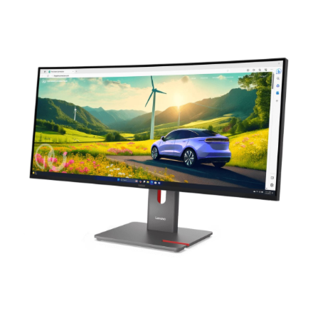 Lenovo | ThinkVision | P34WD-40 | 34 " | IPS | 21:9 | 120 Hz | 4 ms | 3440x1440 pixels | 350 cd/m² | HDMI ports quantity 1 | Eclipse black | Warranty 36 month(s)