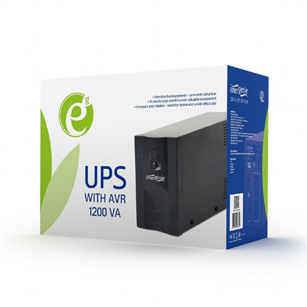 EnerGenie | UPS UPS-PC-1202AP | 1200 VA | 220 V | 220 V