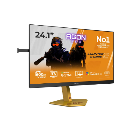 AOC CS24A | 24 " | TN | FHD | 16:9 | 610 Hz | 0.5 ms | 1920 x 1080 pixels | 500 cd/m² | HDMI ports quantity 2 | Black/Orange