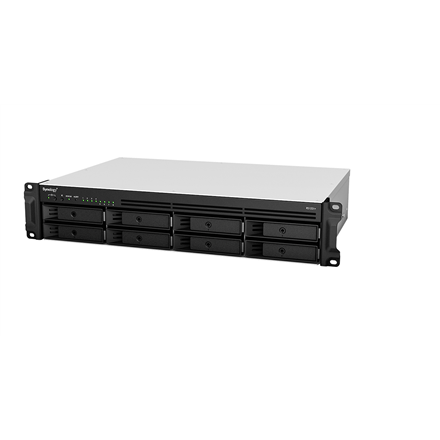 Synology | Rack NAS | RS1221+ | Up to 8 HDD/SSD Hot-Swap | AMD Ryzen | Ryzen V1500B Quad Core | Processor frequency 2.2 GHz | 4 GB | DDR4