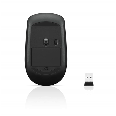 Lenovo | Wireless Mouse | 400 | Wireless | Wireless mouse | 2.4 GHz Wireless via Nano USB | Black | 1 year(s)