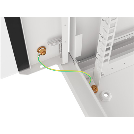 Lanberg | Rack cabinet 19" wall-mount 12U/600x600 (flat pack) V2 | WF01-6612-10S | Grey