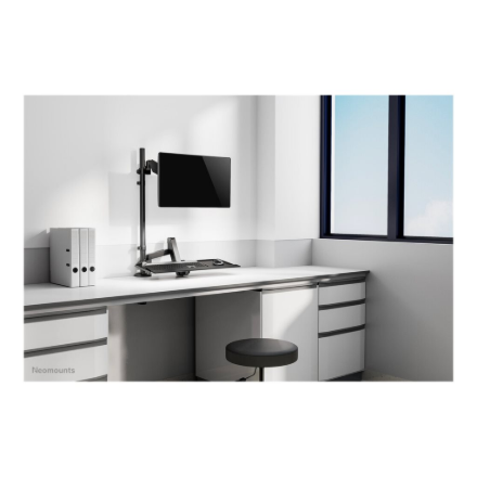 Neomounts Desk Mount | DS90-325BL1 Sit-stand workstation desk | Adjustable Height, Rotate, Tilt, Swivel | 17-32 " | Maximum weight (capacity) 9 kg | Black