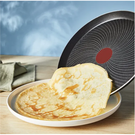 TEFAL Pan | H0563842 | Frying | Diameter 28 cm | Suitable for induction hob | Fixed handle | Black