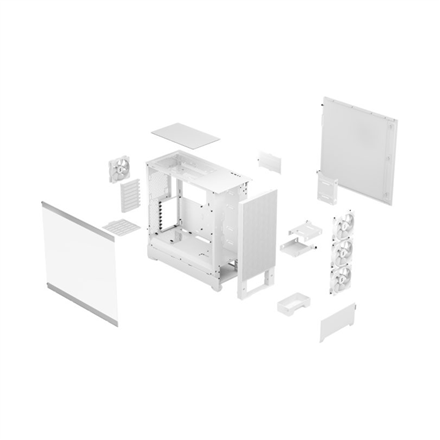 Fractal Design | Pop XL Air RGB | Side window | White TG Clear Tint | E-ATX up to 280 mm, ATX , mATX, Mini ITX | ATX