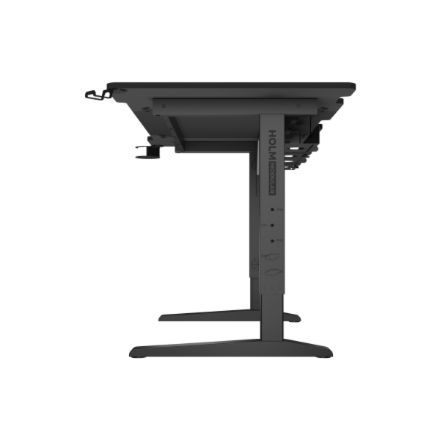 Genesis | Modular Gaming Desk | Holm 140 RGB | Anthracite Black