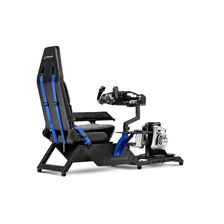 Next Level Racing Boeing Commercial Edition Flight Simulator | Blue highlights