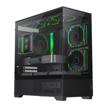 Gamemax Case | VISTA 2 MB | M-ATX