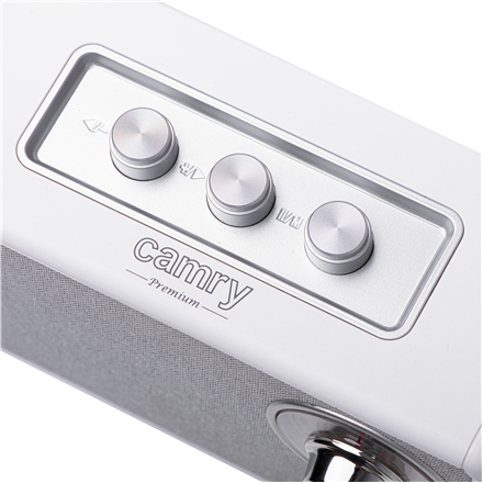 Camry | Speaker with radio | CR 1902 W | White | Wireless connection