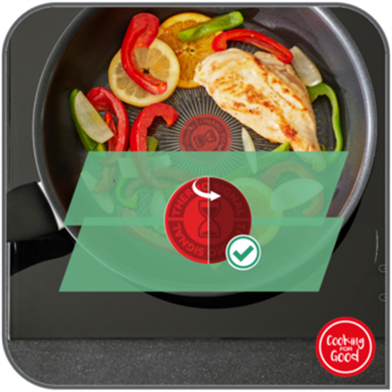 TEFAL | Pan | B5690653 Easy Plus | Frying | Diameter 28 cm | Not suitable for induction hob | Fixed handle