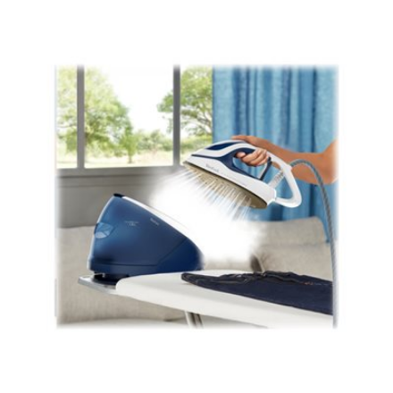 TEFAL | Steam Generator | GV9221E0 Pro Express Protect | 2600 W | 1.8 L | 7.6 bar | Vertical steam function | Calc-clean function | Blue/White