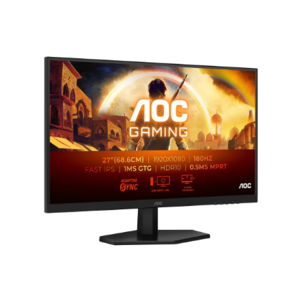 AOC | 27G42E | 27 " | IPS | FHD | 16:9 | 180 Hz | 1 ms | 1920 x 1080 pixels | 300 cd/m² | HDMI ports quantity 1 | Black