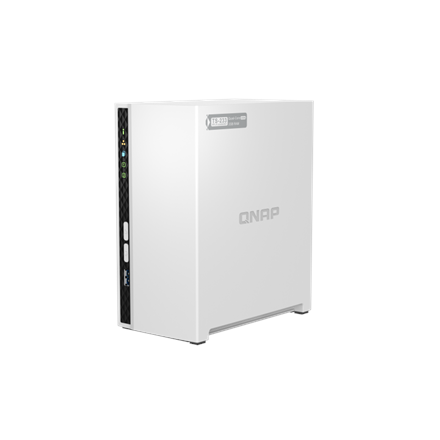 QNAP | 2-Bay ARM | TS-233 | Up to 2 SATA 6Gb/s, 3Gb/s | ARM 4-core | Cortex-A55 | Processor frequency 2.0 GHz | 2 GB | N/A