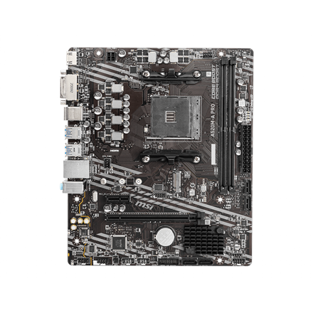 MSI | A520M-A PRO | Processor family AMD | Processor socket AM4 | DDR4 | Memory slots 2 | Chipset AMD A | Micro ATX