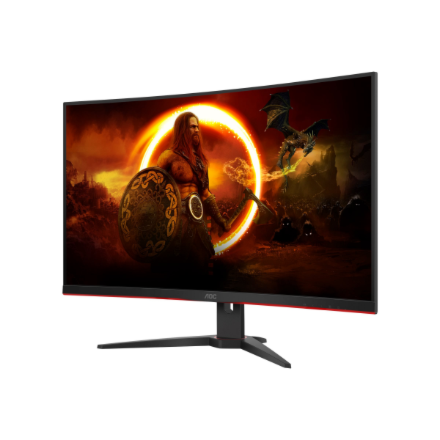 AOC | Curved Gaming Monitor | C32G2ZE | 31.5 " | VA | FHD | 16:9 | 240 Hz | 1 ms | 1920 x 1080 | 300 cd/m² | Headphone out (3.5mm) | HDMI ports quantity 2 | Black | Warranty 36 month(s)