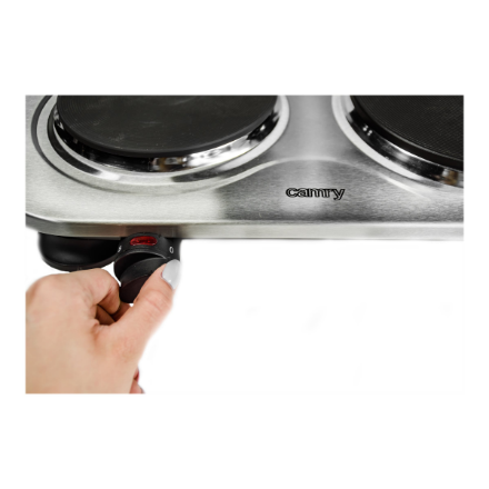Camry | CR 6511 | Number of burners/cooking zones 2 | Rotary knobs | Stainless steel | Electric